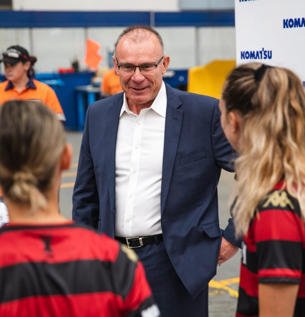 Komatsu and Western Sydney Wanderers